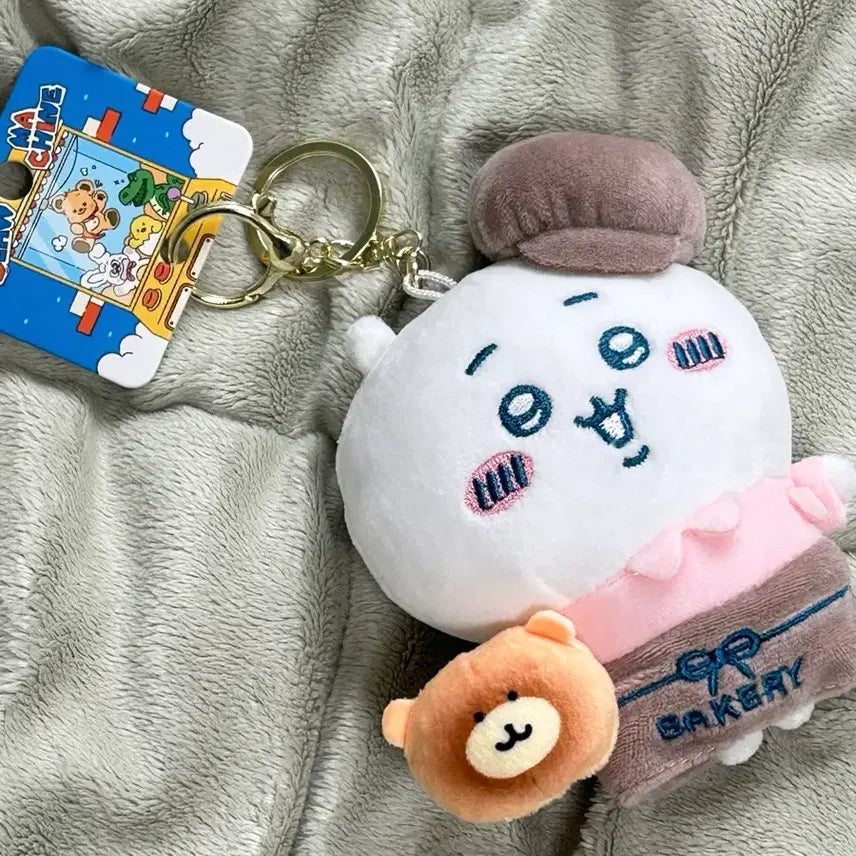 [BUNJANG] Chiikawa Bakery Costume Doll Keychain / 택0,새상품) 먼작귀 치이카와 베이커리 코스튬 인형 키링