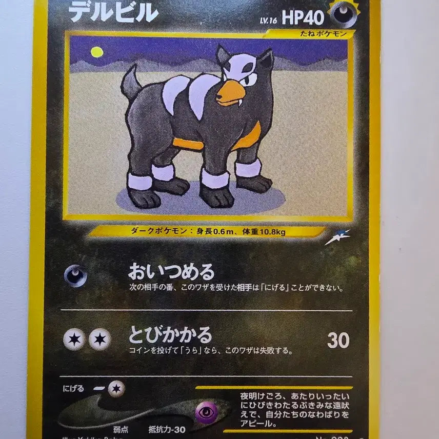 [BUNJANG] Pokemon Card 1996 Early Delibird / 포켓몬카드 1996 초기 델빌