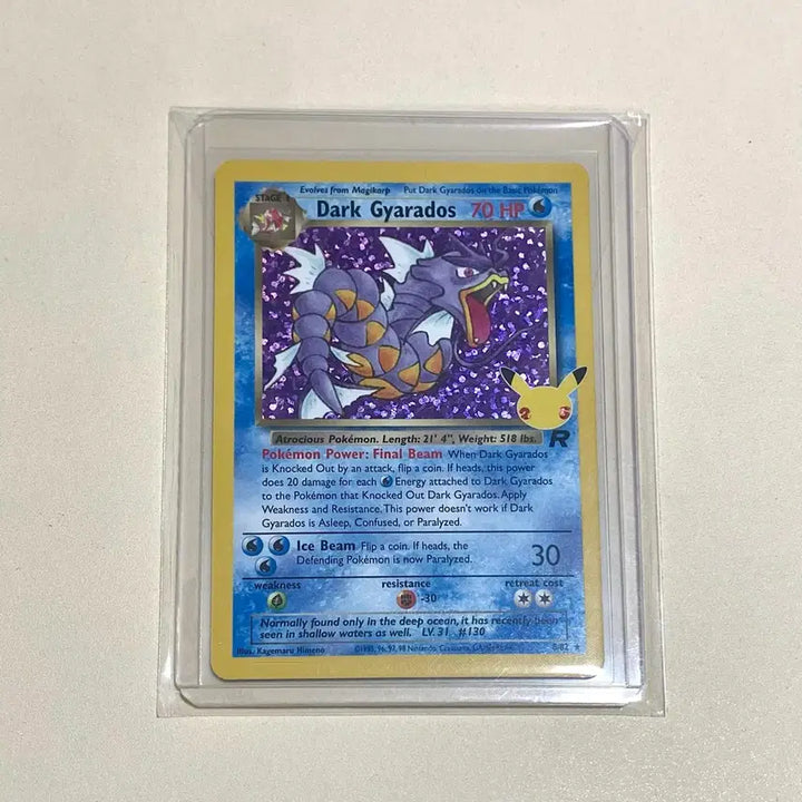 [BUNJANG] North American 25th Anniversary Nasty Gyarados Pocket Binder Card / (포켓본카드) 북미 25주년 나쁜 갸라도스