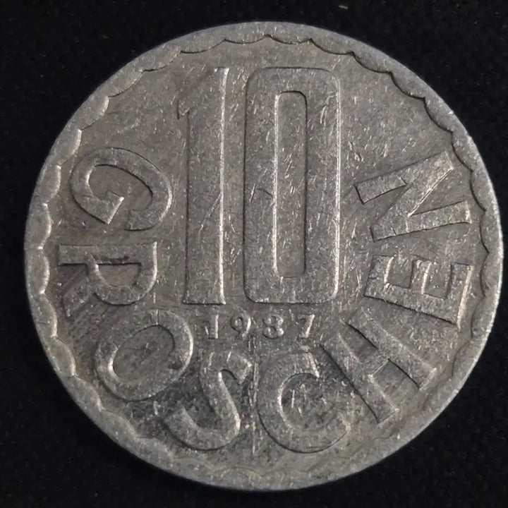 [BUNJANG] 1987 Austrian 10 Groschen Coin / 1987년 오스트리아 10그로센 동전 EP3942