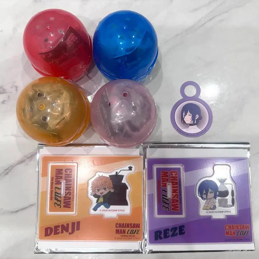[BUNJANG] Chainsaw Man Cafe MAPPA Popup Goods Bundle Set / 체인소맨 카페 팝업 굿즈, 파우치 가챠 <6종 세트>
