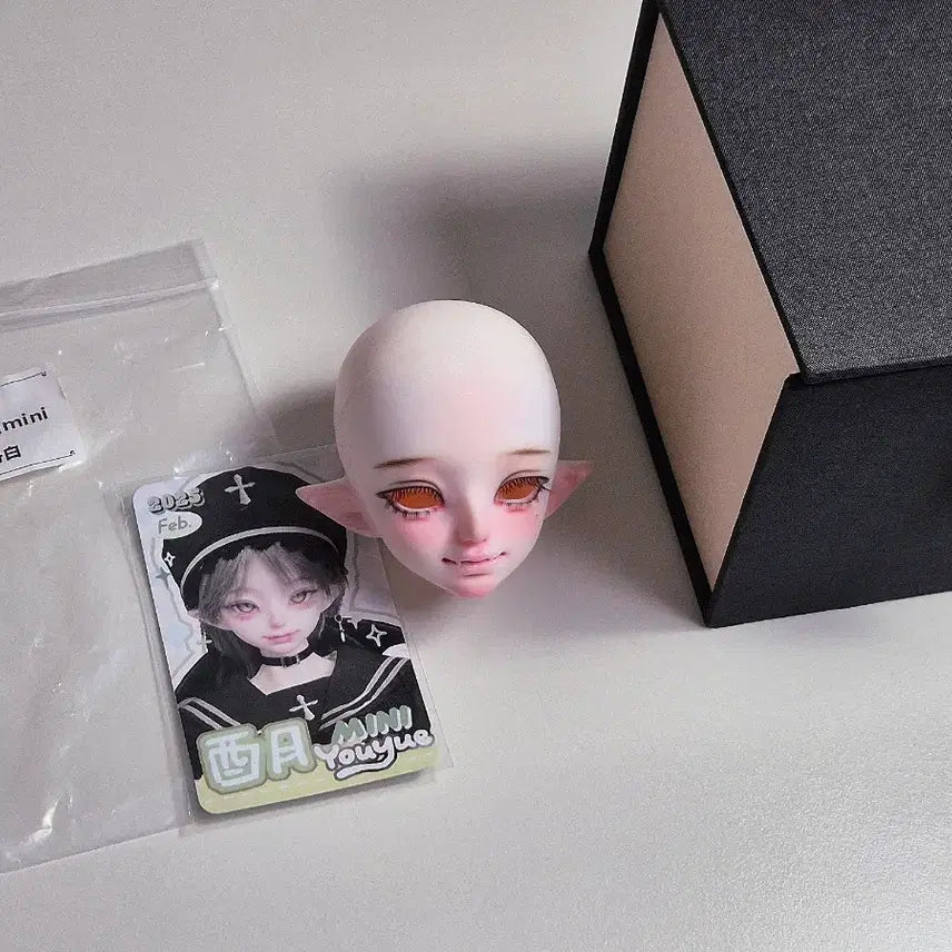 [BUNJANG] MSD BJD Head (Yu Yue Mini) - Unsealed / 카드 + 헤드 구관 msd 구체관절인형 헤드
