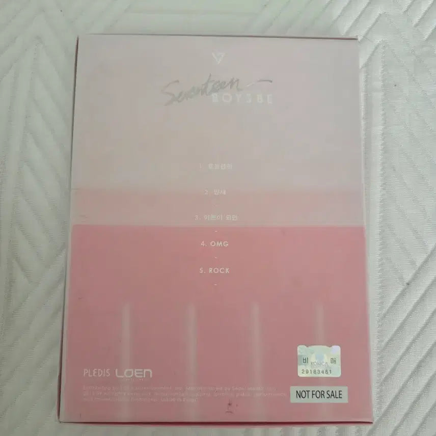 [BUNJANG] SEVENTEEN BOYS BE 2nd Album Autographed / (비매) 세븐틴 SEVENTEEN BOYS BE 2집 친필 사인 앨범