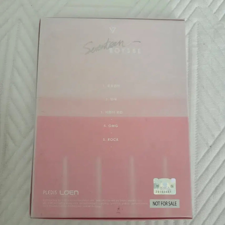 [BUNJANG] SEVENTEEN BOYS BE 2nd Album Autographed / (비매) 세븐틴 SEVENTEEN BOYS BE 2집 친필 사인 앨범
