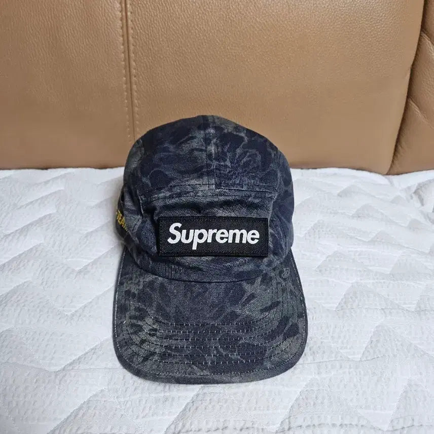 [SOLD OUT] 슈프림 밀리터리 캠프캡 모자 볼캡 블랙 프림1 카모 22SS