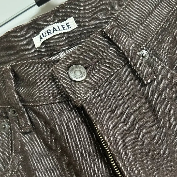 [BUNJANG] Auralee Hard Twist Denim 5P Brown 26 / 오라리 하드 트위스트 데님 5p 브라운 26사이즈 (비이커구매)