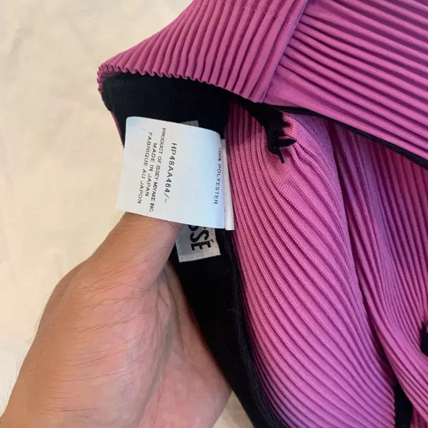[BUNJANG] Homme Plissé Pleats Ball Cap Black/Purple / 옴므플리세 볼캡 블랙/ 퍼플