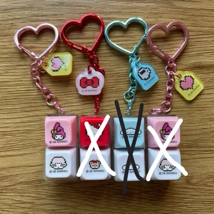 [BUNJANG] Sanrio My Melody Keycap Keychain (New) / 산리오 정품 마이멜로디 키캡키링 새제품