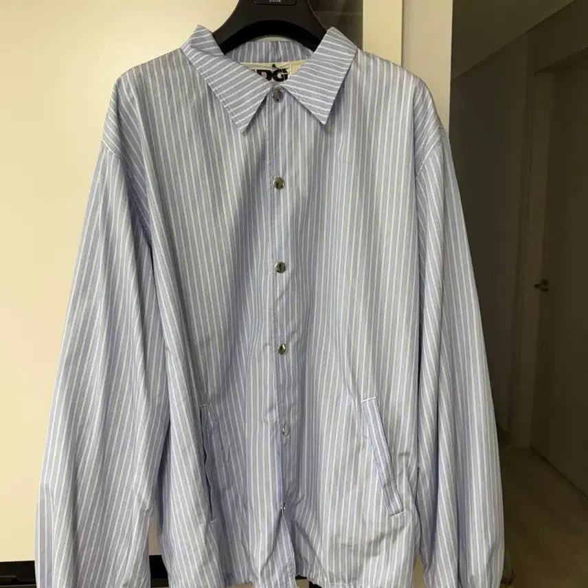 [BUNJANG] Comme des Garçons Striped Coach Jacket / 꼼데가르송 스트라이프 코치자켓