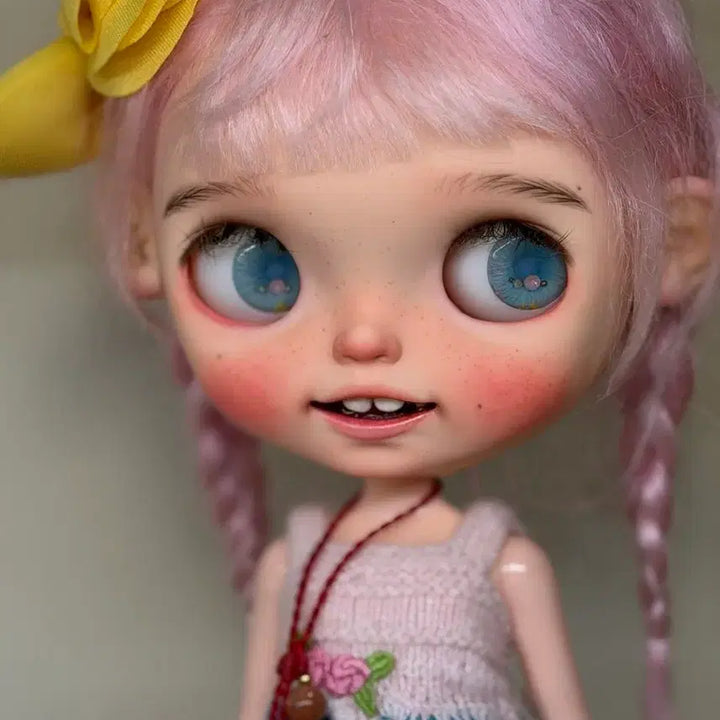 [BUNJANG] Custom Blythe Doll (Pink Hair, Blue Eyes) / 커스텀브라이스 분양