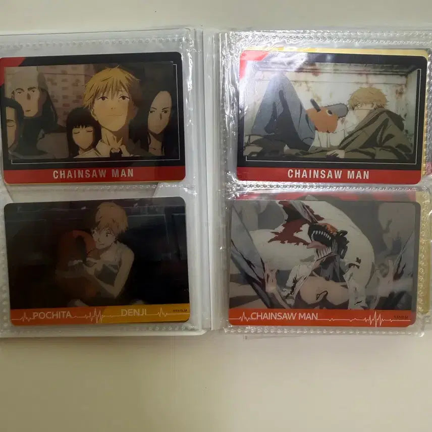 [BUNJANG] Chainsaw Man Card Bundle with Card Book / 체인소맨 카드 일괄 (카드북포함)