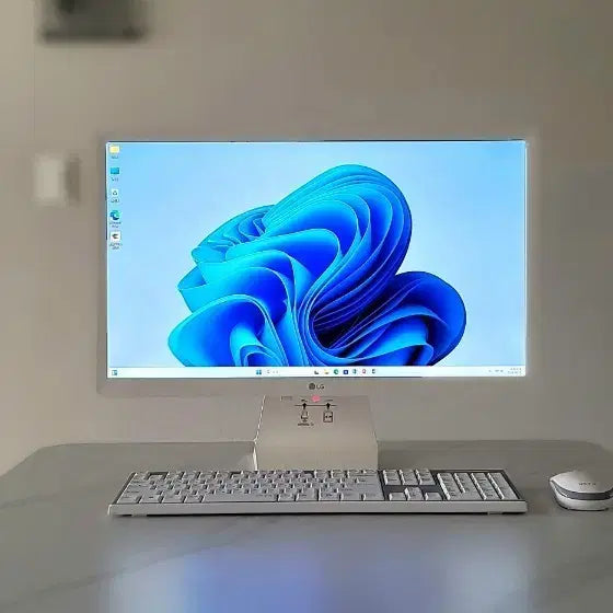 [BUNJANG] LG 24V570 All-in-One PC - 24-inch FHD IPS, Intel Core i5 (7th Gen), 8GB RAM, 256GB SSD + 500GB HDD, Windows 11 Pro / 책상정리 끝 S급] LG 일체형 PC 24V570 i5 24인치