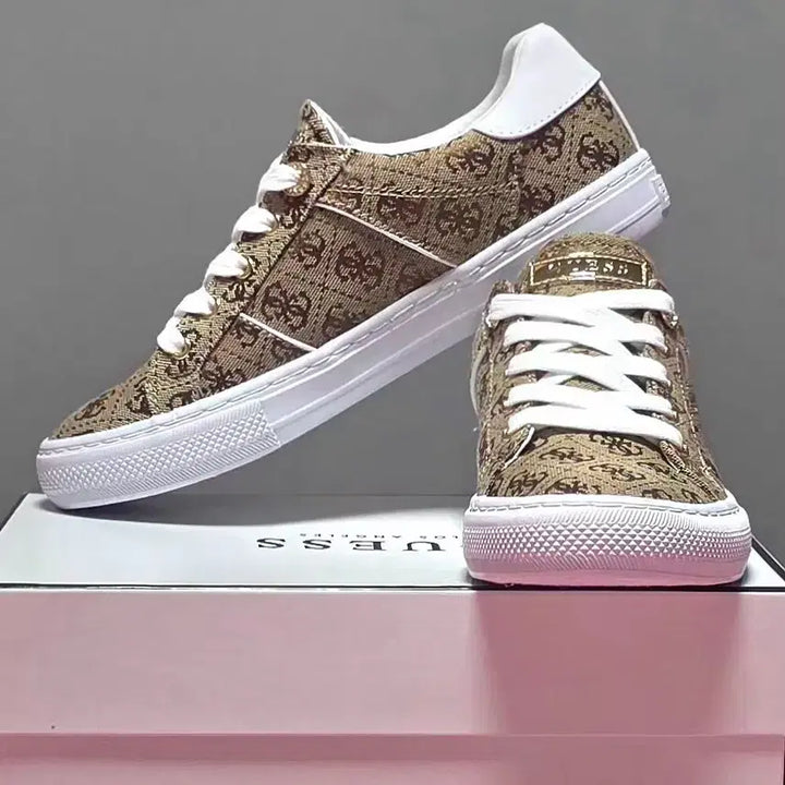 [BUNJANG] GUESS Rubben Sneakers (Medium Brown, 245) / GUESS 러븐 스니커즈/245