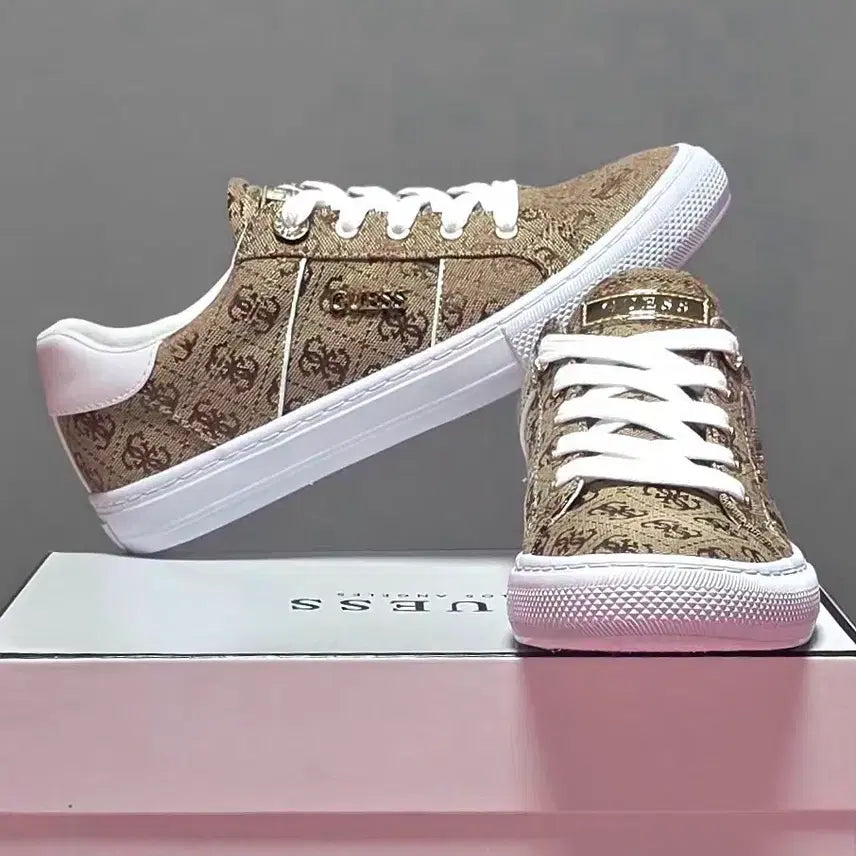 [BUNJANG] GUESS Rubben Sneakers (Medium Brown, 245) / GUESS 러븐 스니커즈/245