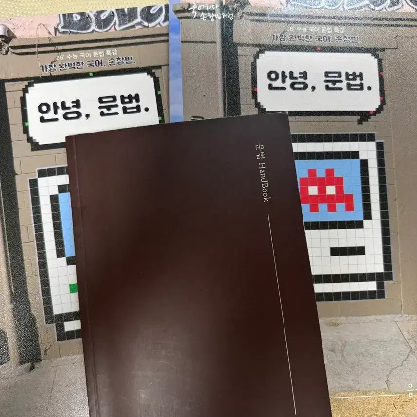 [BUNJANG] Sidaeinjae Son Chang-bin Korean Grammar Handbook + Workbook Bundle / 시대인재 손창빈 국어 문법 핸드북+문제집 일괄