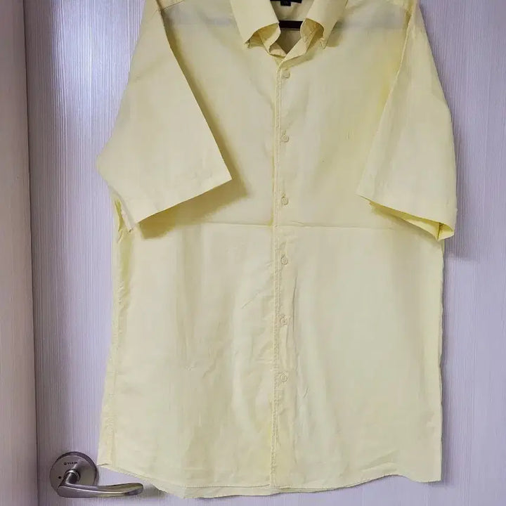 [BUNJANG] Daks Yellow Short-Sleeve Shirt / 닥스 옐로우 반팔 셔츠