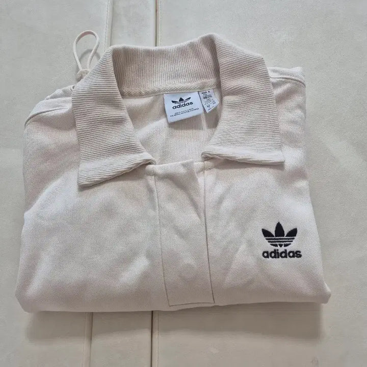 [BUNJANG] Adidas Cotton Polo Shirt Beige Small / 아디다스 카라티 베이지 스몰 새상품