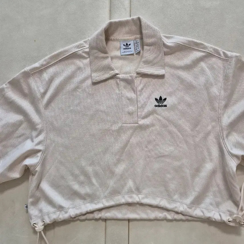 [BUNJANG] Adidas Cotton Polo Shirt Beige Small / 아디다스 카라티 베이지 스몰 새상품