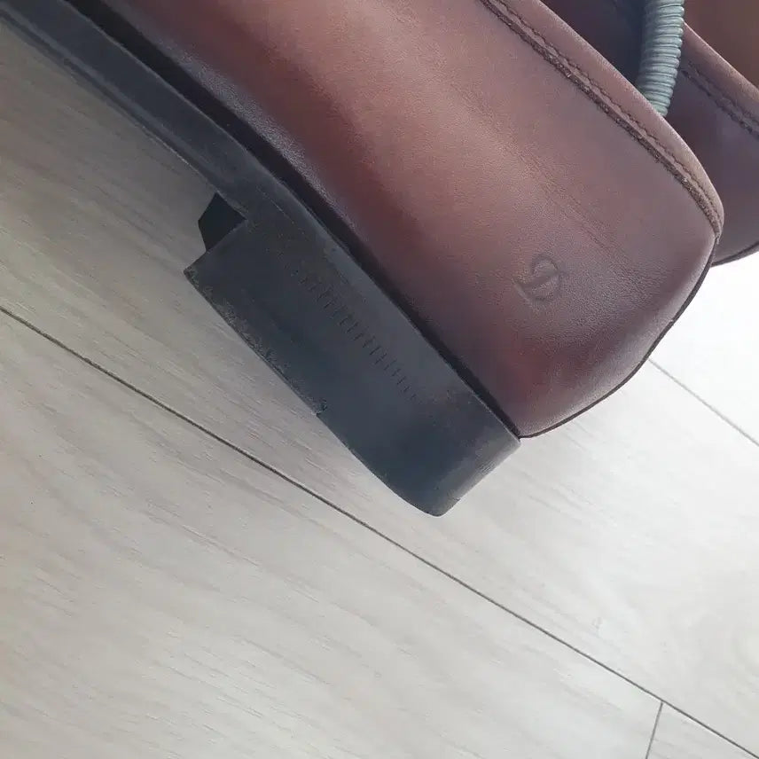 [BUNJANG] Dupont Leather Classic Loafers Brown / 남285듀퐁 로퍼
