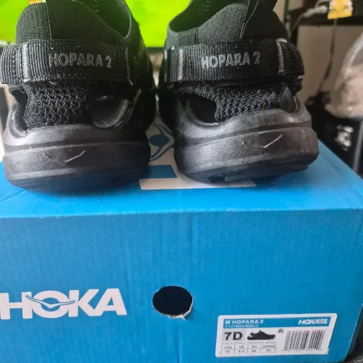 [BUNJANG] Hoka Hopara 2 Black Sandal (Men&
