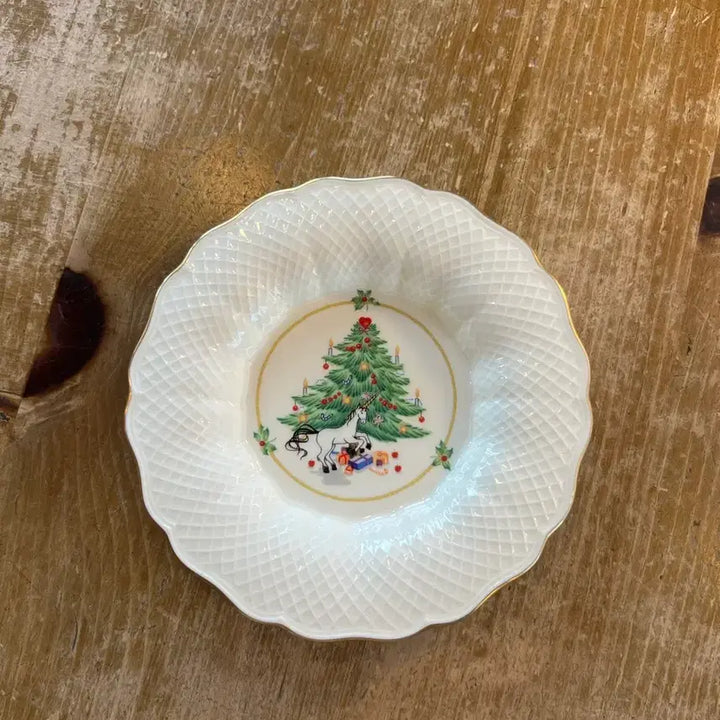 [BUNJANG] Japanese Vintage Mikasa Winter Tree Plate / 일본 빈티지 미카사 겨울트리접시