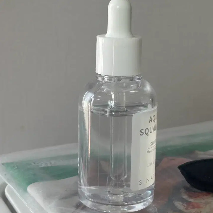 [BUNJANG] EsNatur Aqua Squalane Hydrating Serum 50ml + Refill + Mirror Set / [거울포함]에스네이처 아쿠아 스쿠알란 수분세럼 50ml + 리필