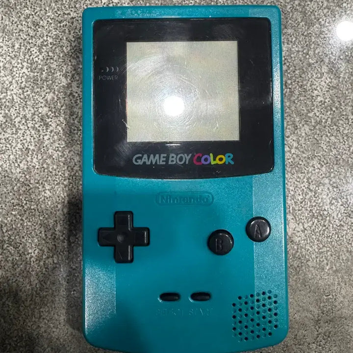 [BUNJANG] Nintendo Game Boy Color (Teal) with Pokemon Silver Game Cartridge / 닌텐도 게임보이 컬러 청록색과 포켓몬 실버 게임팩 판매합니다.