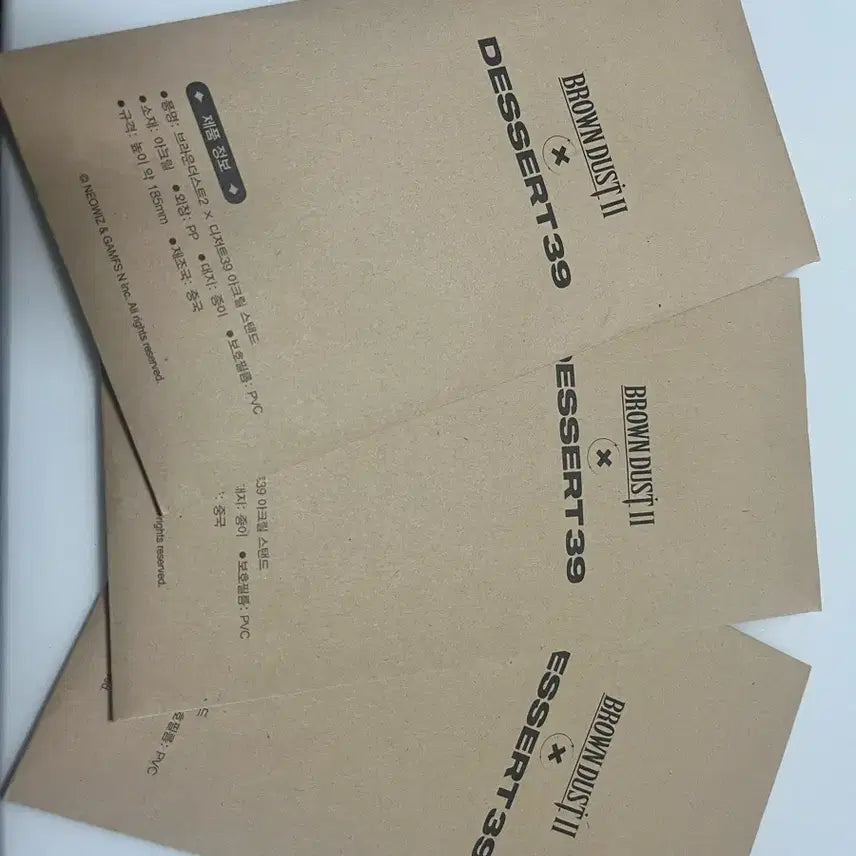 [BUNJANG] Brown Dust 2 x Dessert 39 Collaboration Acrylic Stand Set (3 Types) / 브라운더스트2X디저트39 아크릴스탠드 3종