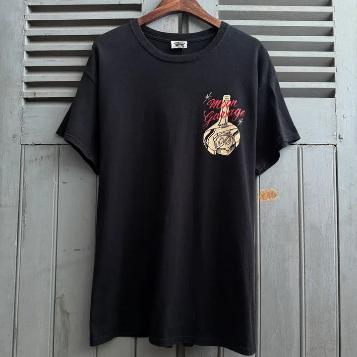 [BUNJANG] Moon Eyes Yokohama Printing T-Shirt / [L]Moon Eyes 문 개러지 요코하마 프린팅 티셔츠
