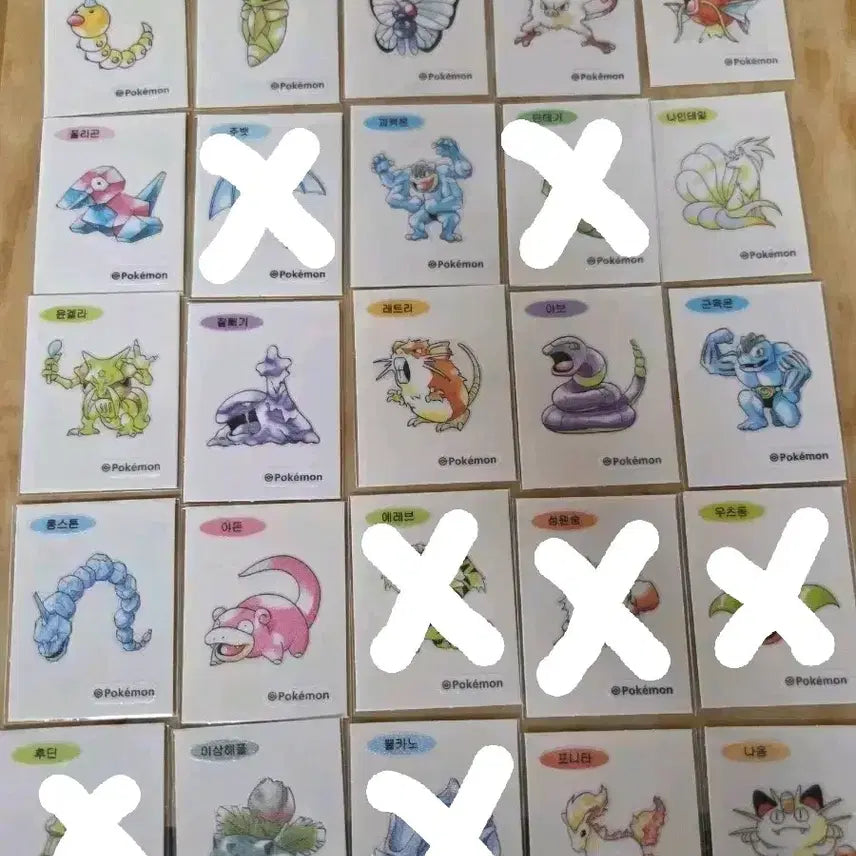 [BUNJANG] Pokemon Artwork Bunsal Trading Stickers / 포켓몬 아트워크 띠부씰 판매