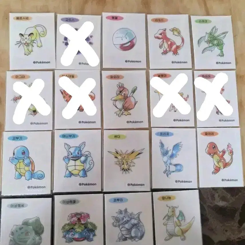 [BUNJANG] Pokemon Artwork Bunsal Trading Stickers / 포켓몬 아트워크 띠부씰 판매