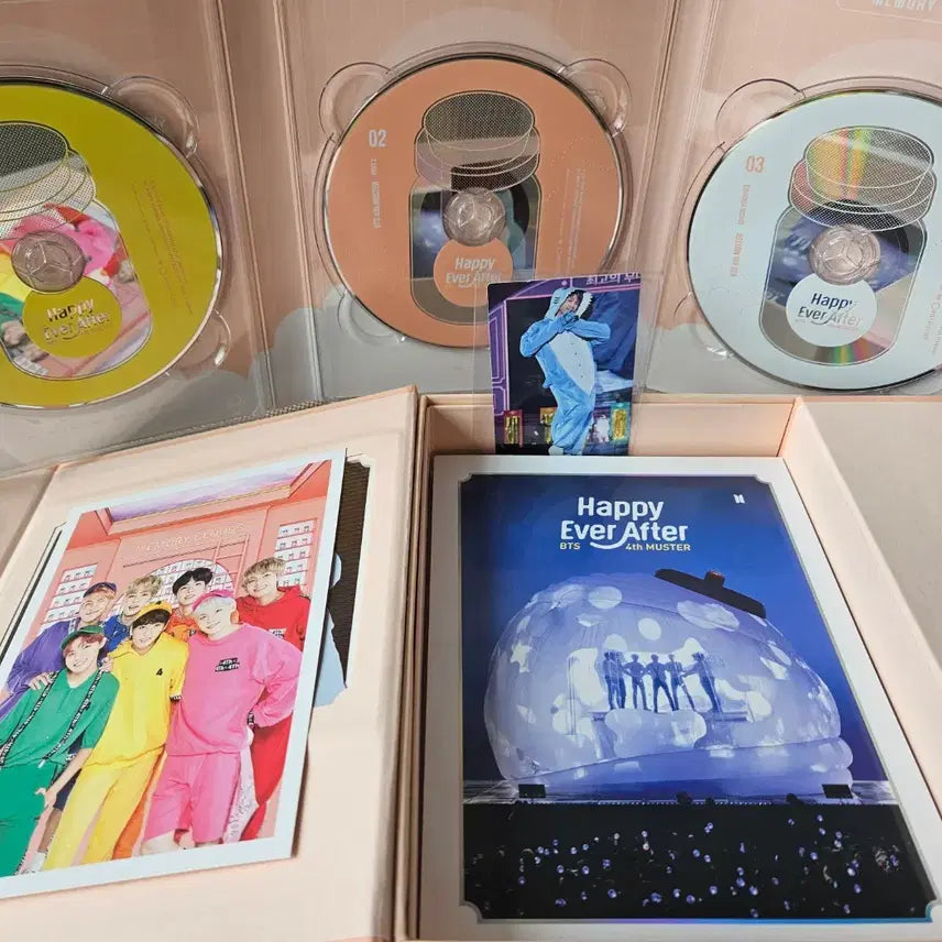 [BUNJANG] BTS Happy Ever After Muster 4th Photocard DVD Set / BTS Muster 머스터 4기 DVD happy ever after