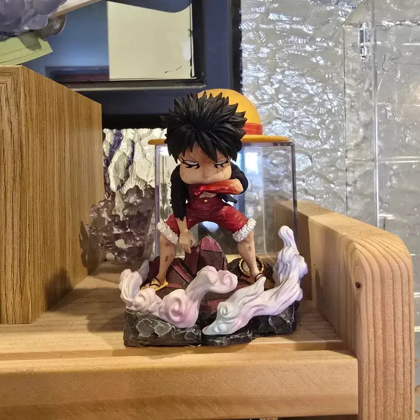 [BUNJANG] One Piece Luffy Resin World Collectable Figure / 루피 레진 월콜