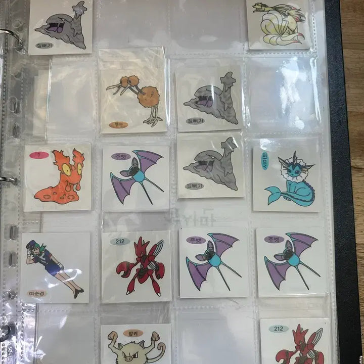 [SOLD OUT] 99년 구버전 포켓몬 띠부씰 일괄