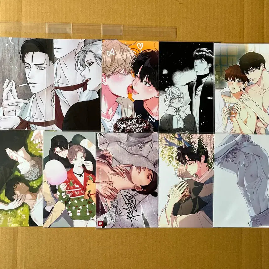 [BUNJANG] Mihokgyeong Hyunguiomega Papa 4 Jujin Photobook Printy Set 10ea / 미혹경 형의오메가 파파 4주애인 뿌없나등 프박 프린티 10장