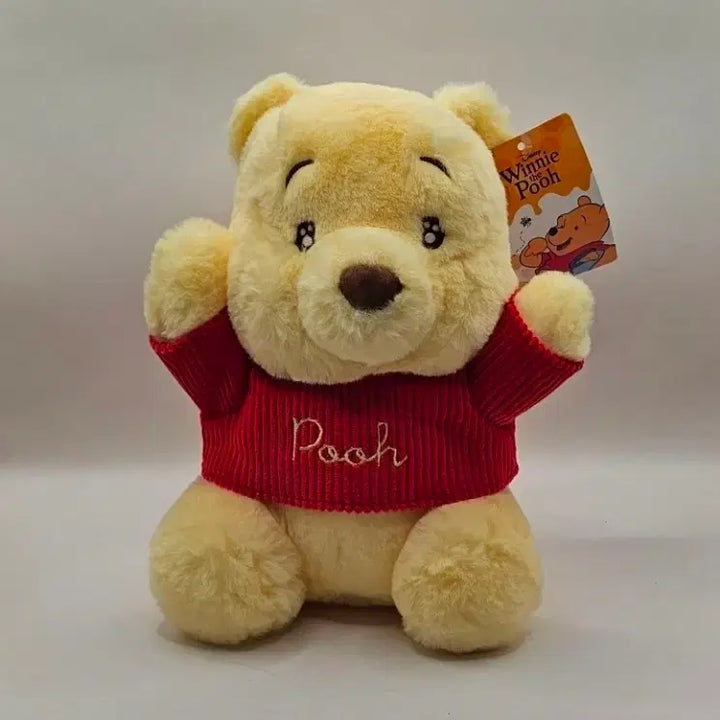 [BUNJANG] Disney Winnie the Pooh Plush Red Outfit New with Tags / [택 붙착 신상품]곰돌이 푸 인형 빨간옷