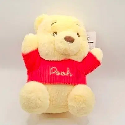 [BUNJANG] Disney Winnie the Pooh Plush Red Outfit New with Tags / [택 붙착 신상품]곰돌이 푸 인형 빨간옷
