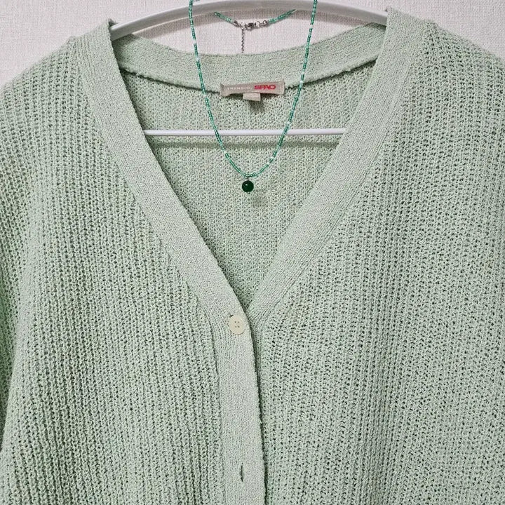 [BUNJANG] Handmade Green Beaded Necklace / 초록숲을 닮은 너. 비즈목걸이