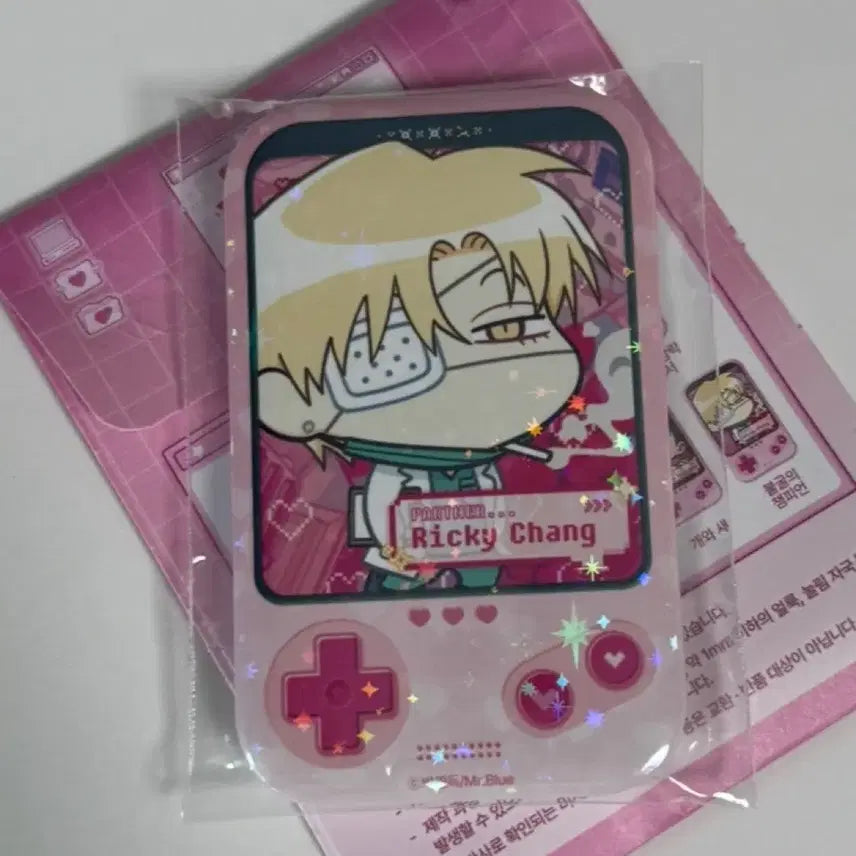 [BUNJANG] Buldak Ramen Champion Riki Chae Canvas Badge / 불굴의 챔피언 불챔 리키 챙 캔뱃지 미블 팝업