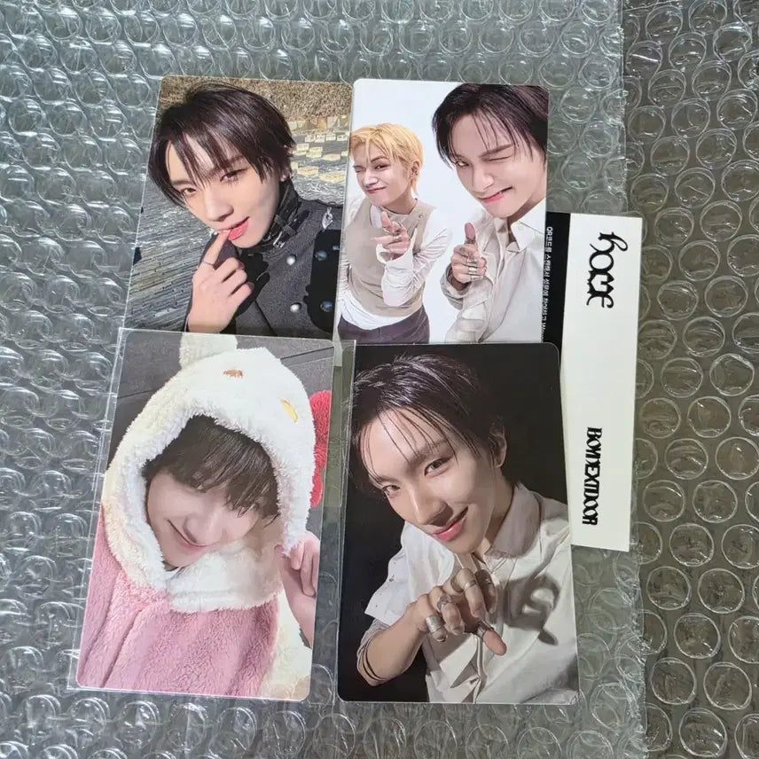 [BUNJANG] BOYNEXTDOOR Kitty Showcase Live POB Unhak Photocard Bundle Set / 보이넥스트도어 보넥도 홈 쇼케이스 쇼케 라이브 특전 키티 운학 포카 일괄