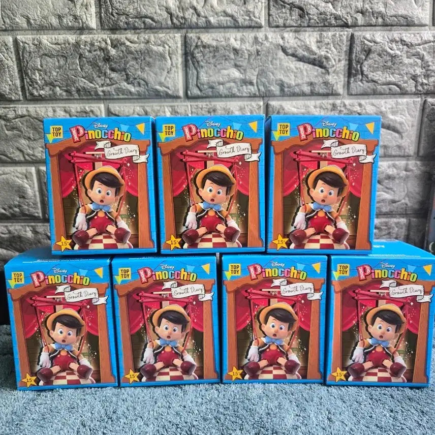 [BUNJANG] Disney Pinocchio Growth Diary Figure Set (7 Pieces) / 디즈니 피노키오 성장일기 피규어 7개
