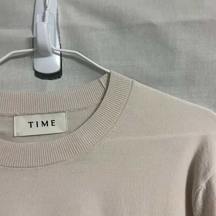 [BUNJANG] Time Homme Wool Round Knit - Beige / Time 타임 옴므 라운드 울 니트 95
