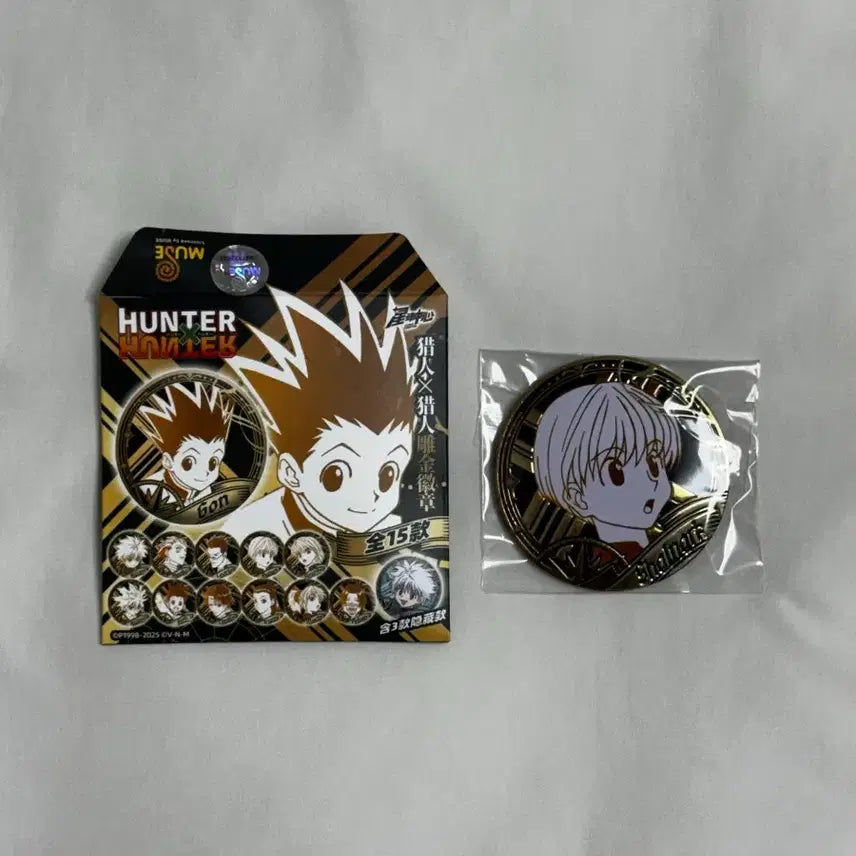 [BUNJANG] Hunter x Hunter Gilded Metal Can Badge Shalnark / 헌터헌터 금박 캔뱃지 금속메탈 캔뱃지 샤르나크