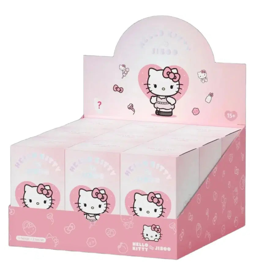[BUNJANG] Hello Kitty x Jisoo Random Plush Keychain Set (9ea) / 헬로키티 x 지수 랜덤 플러시 키링 세트 (9개 세트)