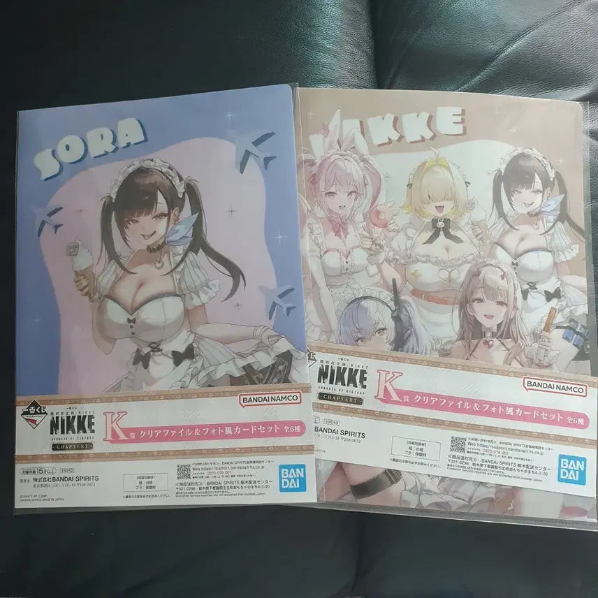 [BUNJANG] NIKKE Sora &amp; Nikke Clear File &amp; Photocard Set / NIKKE 소라 &amp; 니케 클리어 파일 &amp; 포토 카드 세트