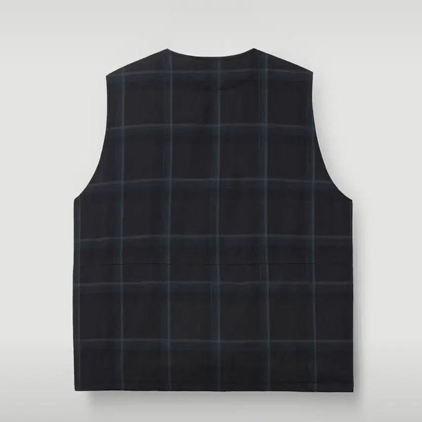 [BUNJANG] Sage De Cre Organic Cotton Madras Pigment Work Vest / SAGE DE CRET 오가닉 워크 베스트
