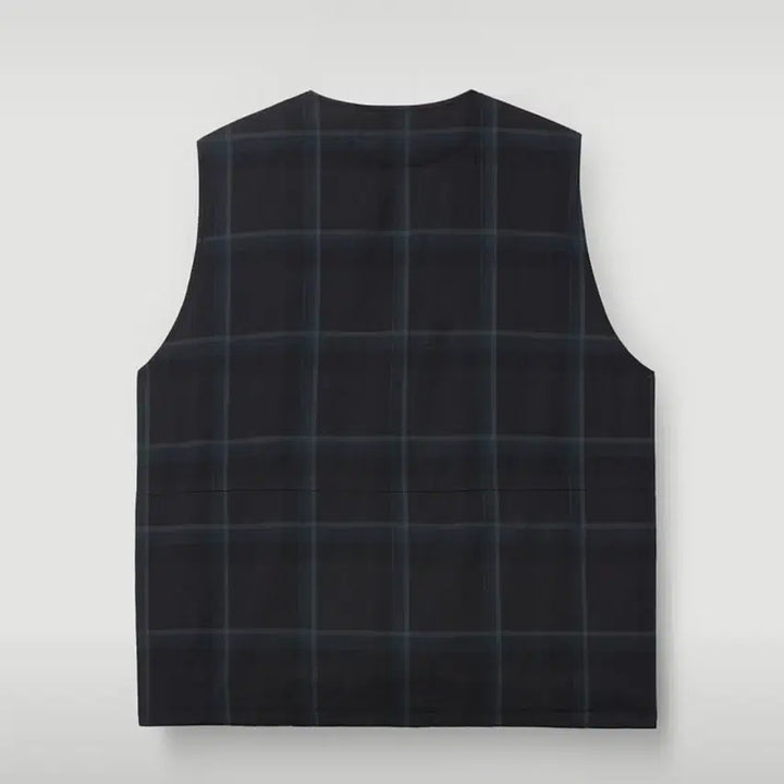 [BUNJANG] Sage De Cre Organic Cotton Madras Pigment Work Vest / SAGE DE CRET 오가닉 워크 베스트