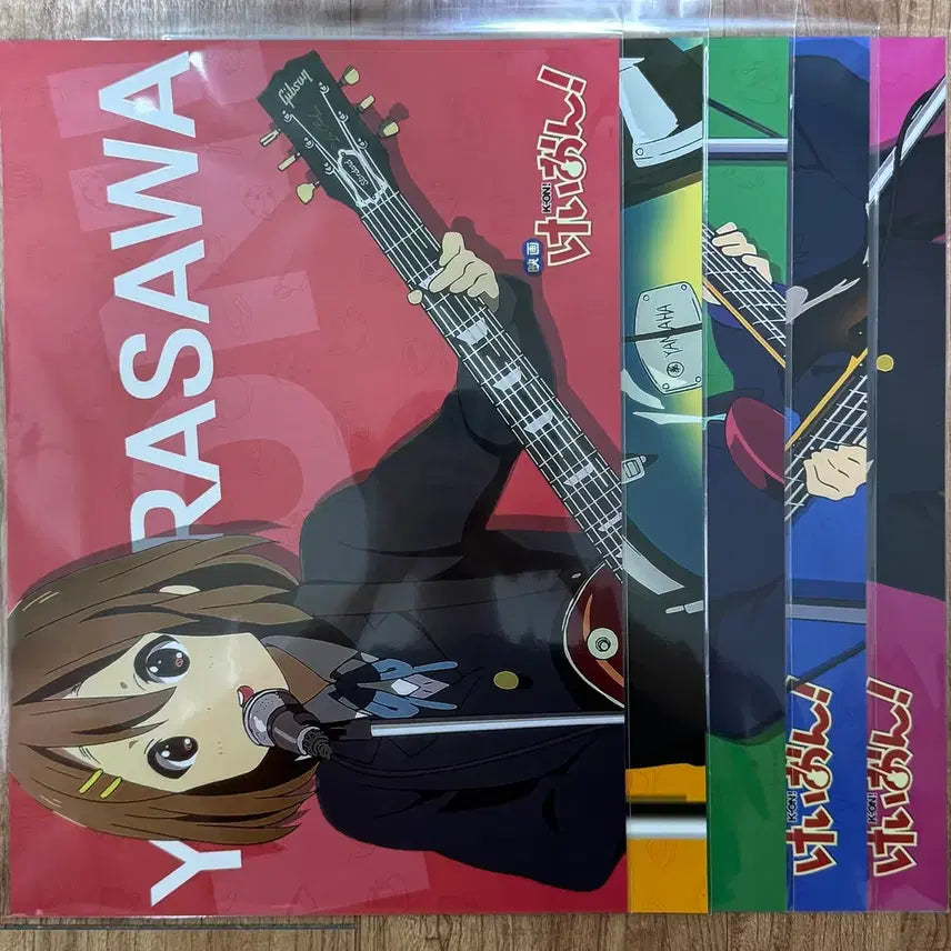 [BUNJANG] K-On! Character Poster Set (5 Types) / [최상품] 케이온 캐릭터 포스터 5종 세트