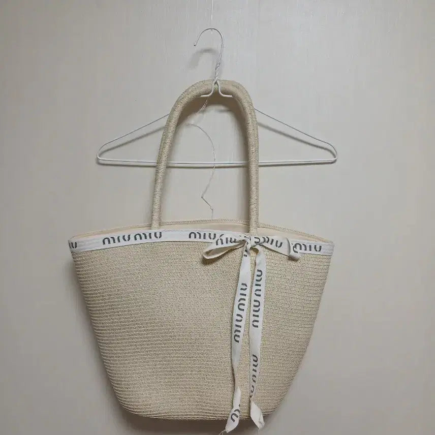 [BUNJANG] Raffia Shoulder Bag / 라피아 숄더백