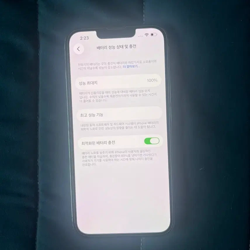 [BUNJANG] Apple iPhone 13 Pro 256GB Sierra Blue / [S급]아이폰13프로 256G 배터리100